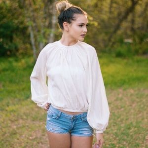 Vintage Peasant Blouse